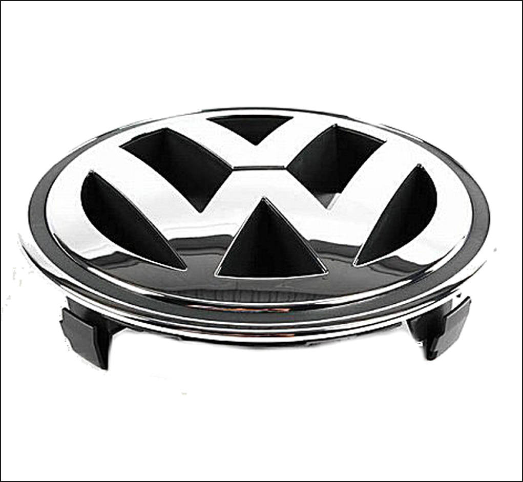 Front VW Emblem Badge 122mm for Polo 6R & 6C (2014–2017)Front VW Emblem Badge 122mm for Polo 6R & 6C (2014–2017)