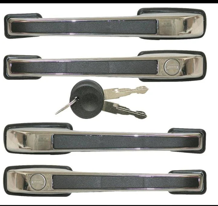 GOLF DOOR HANDLE FULL SET CHROME